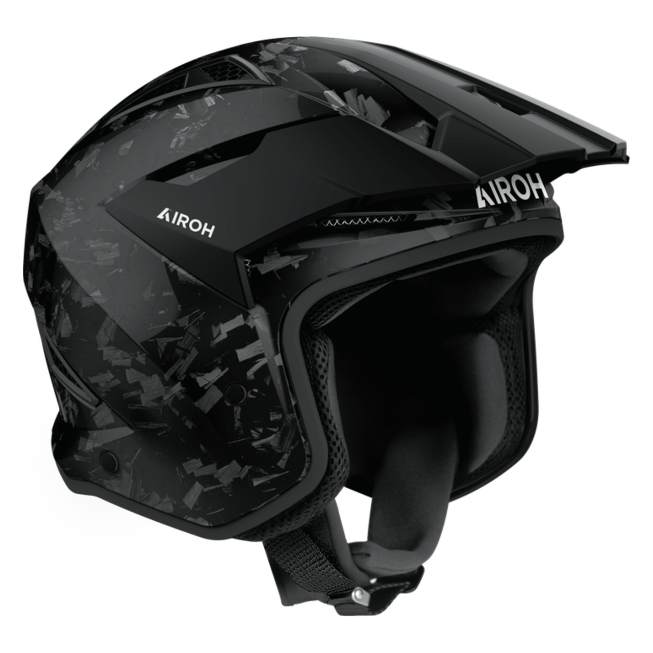 Airoh TRR II Open Face Helmet Carbon