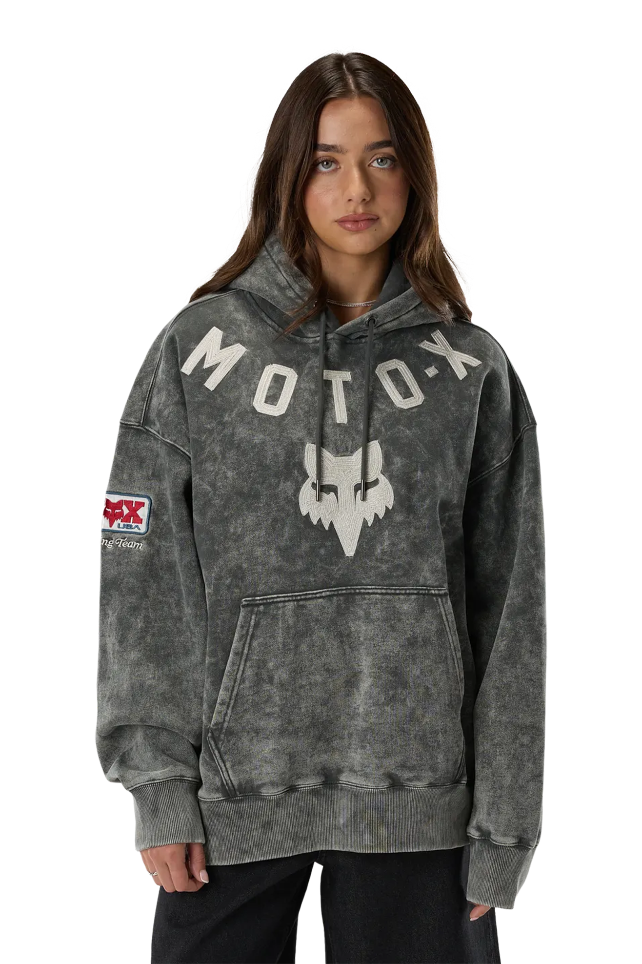 Felpa Pesante con Cappuccio FOX Moto-X
