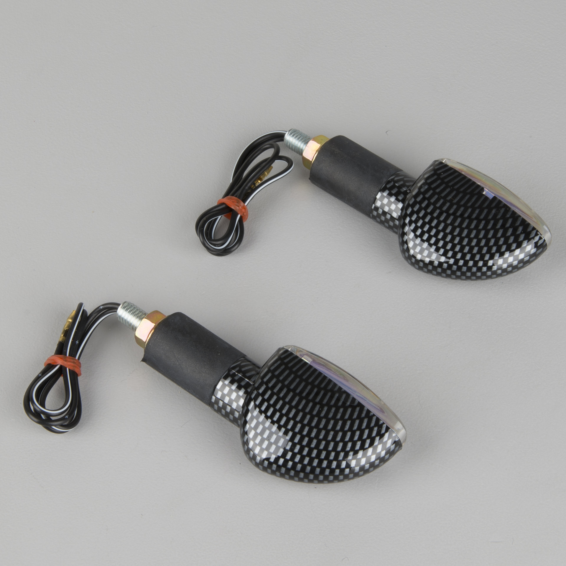 Booster M-3 Long Mini Indicators Carbon Clear Glass