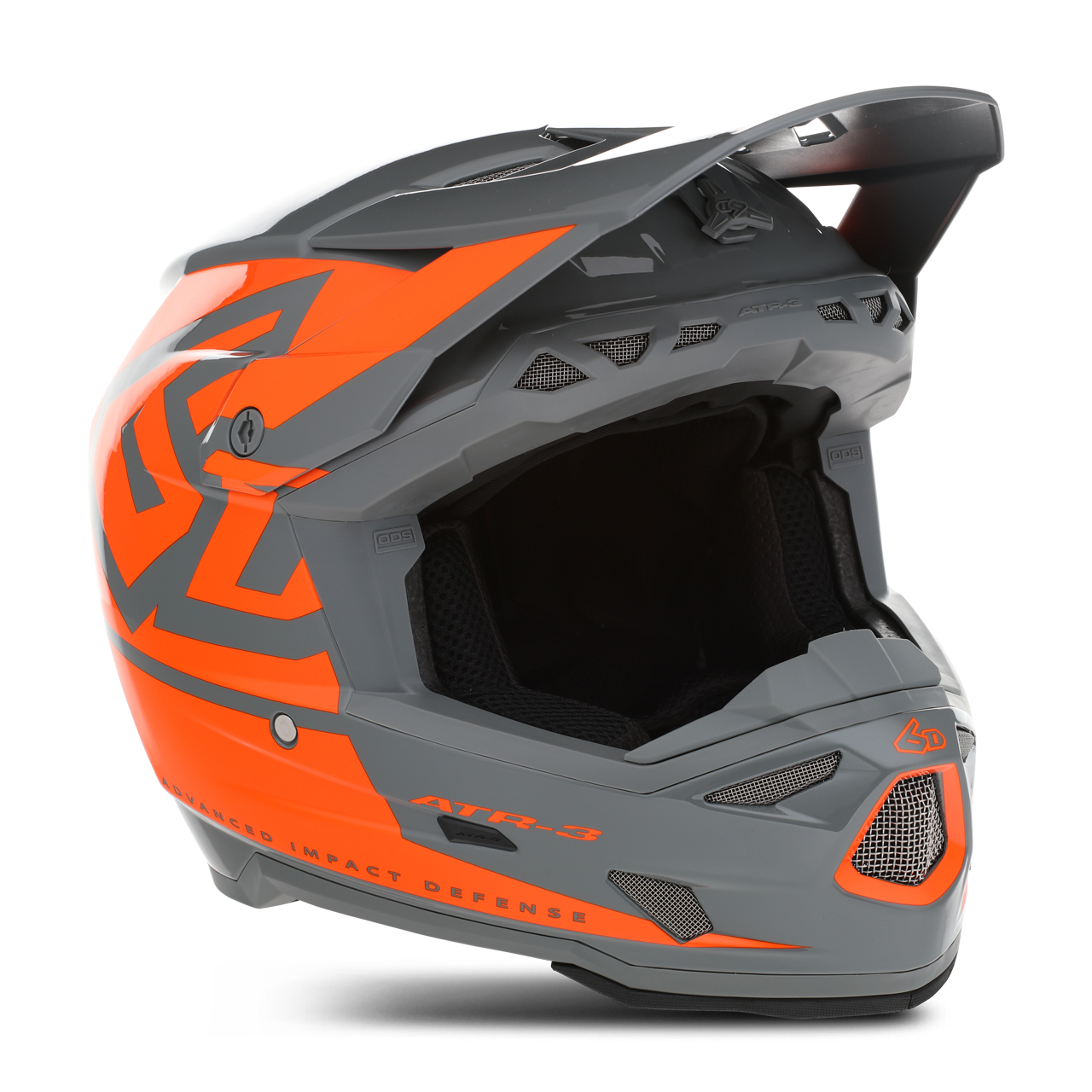 Crosshelm Kinderen 6D ATR-3Y Hex Glanzend