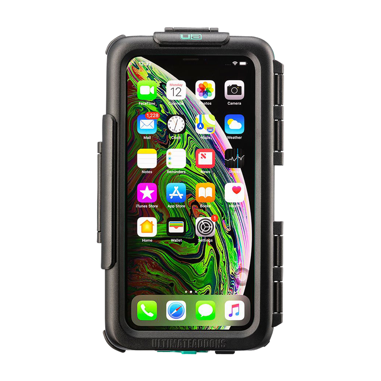 Водоустойчив Калъф За Телефон Ultimateaddons iPhone 11 Pro Черно-Зелен