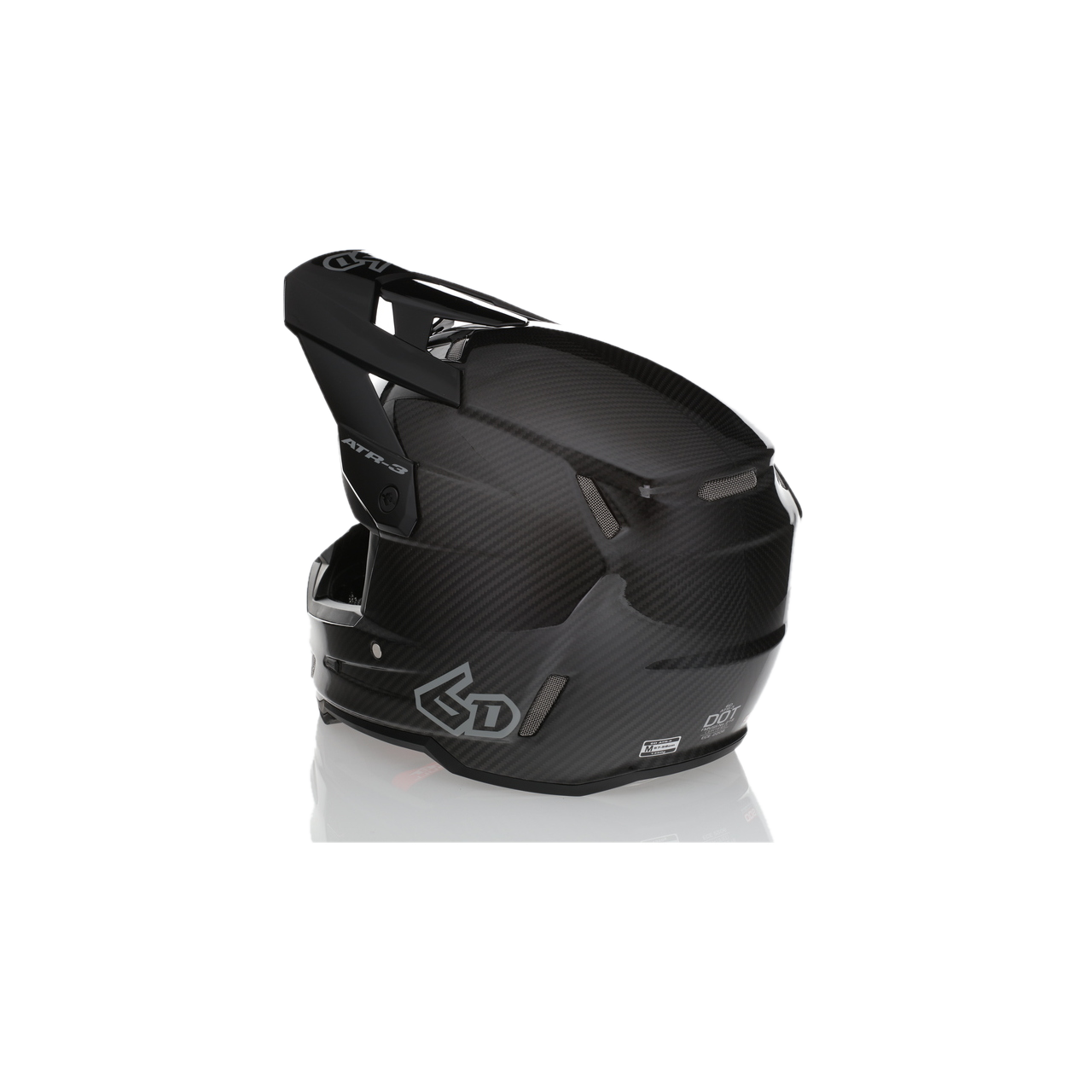 Casco MX 6D ATR-3Y Joven Sólido FIM