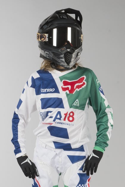 Fox 180 Sayak Kids Mx Clothes Green Mx 18 Dirt Cheap Price