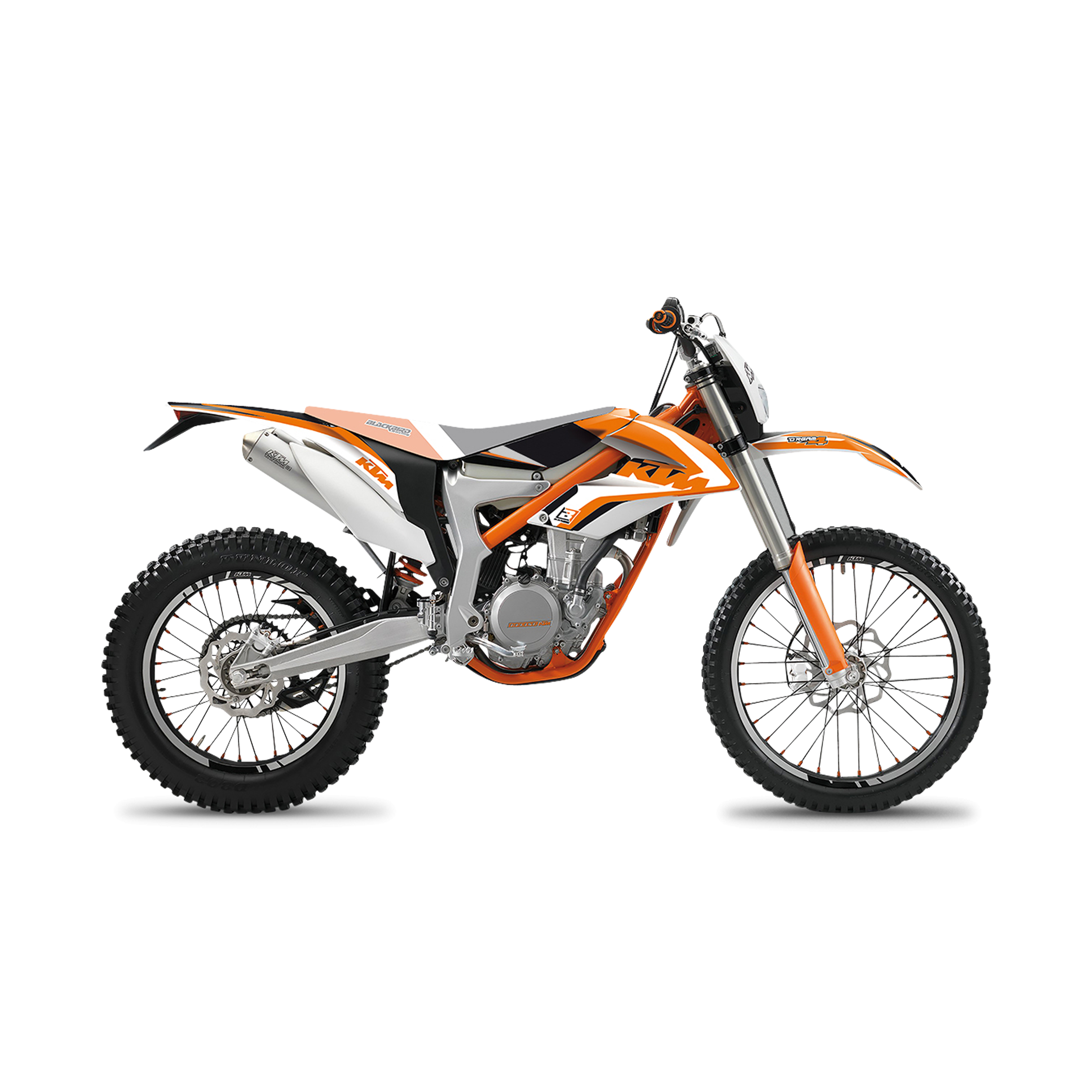 Kit de Adhesivos Blackbird Dream 4 Naranja-Negro-Blanco