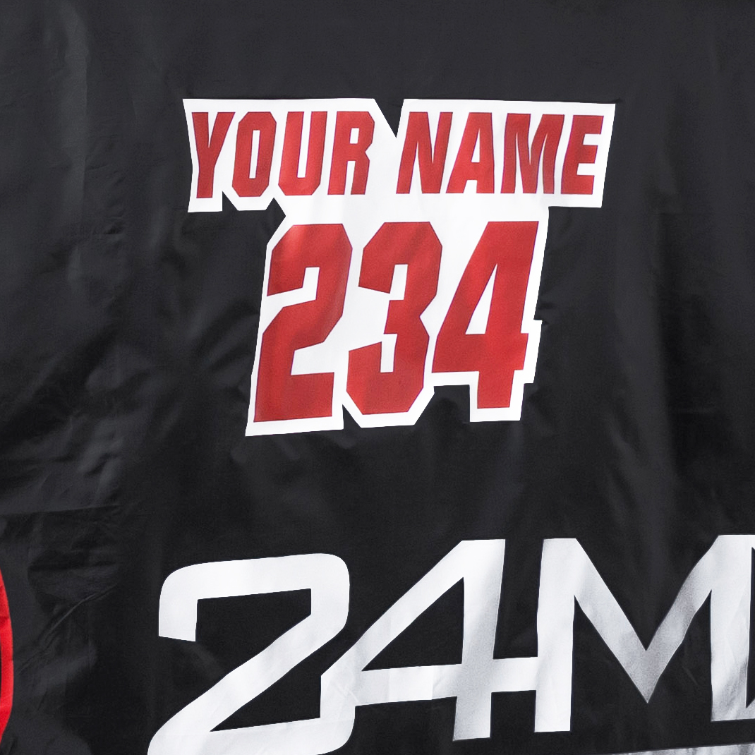 24MX Personalised Tent Walls Black