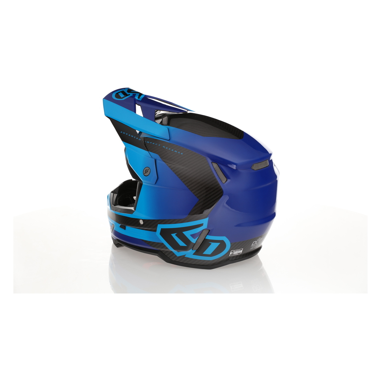 Casco MX 6D ATR-3 Pure FIM