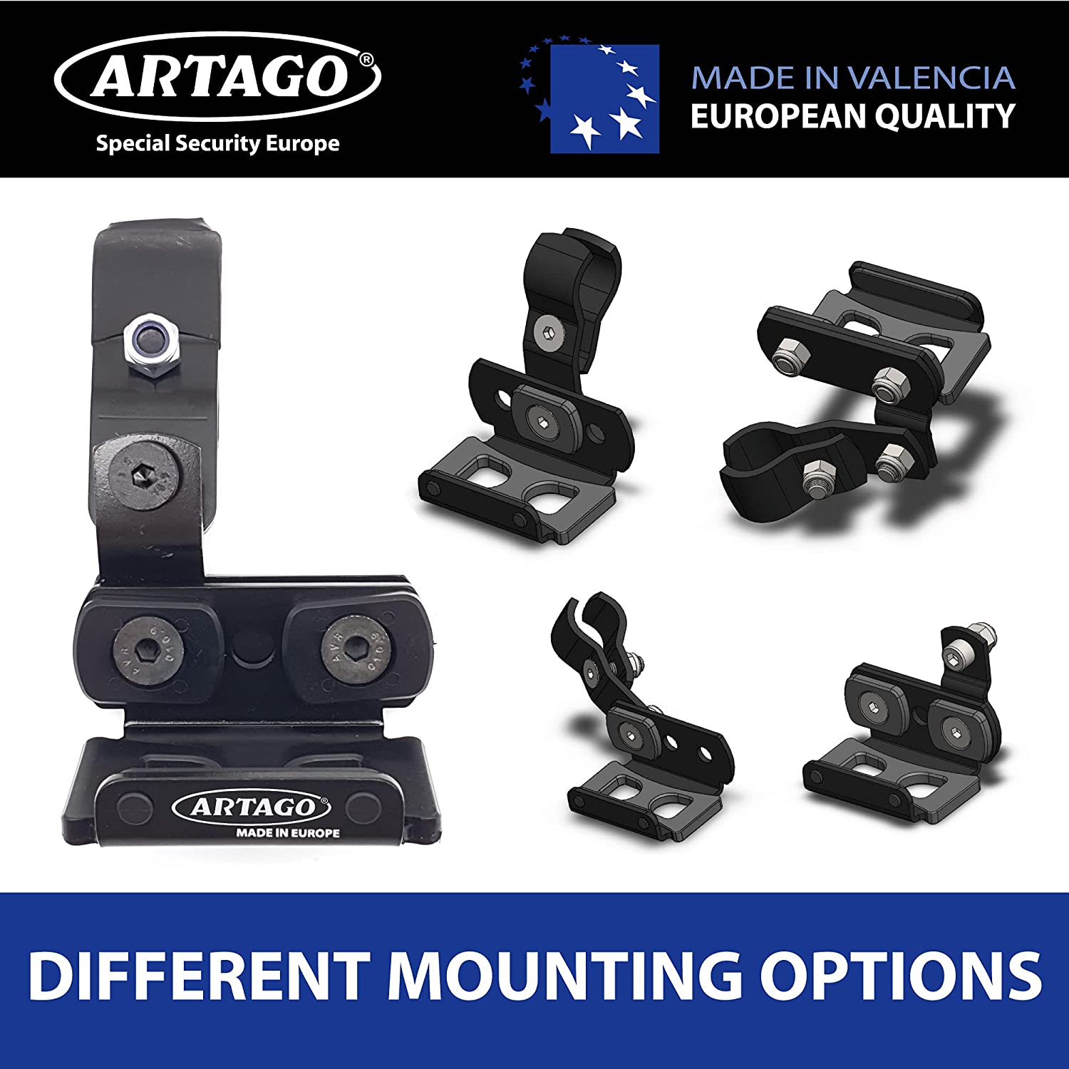 Artago Bracket 30X, UR10 for tube mount Ø18-Ø25mm