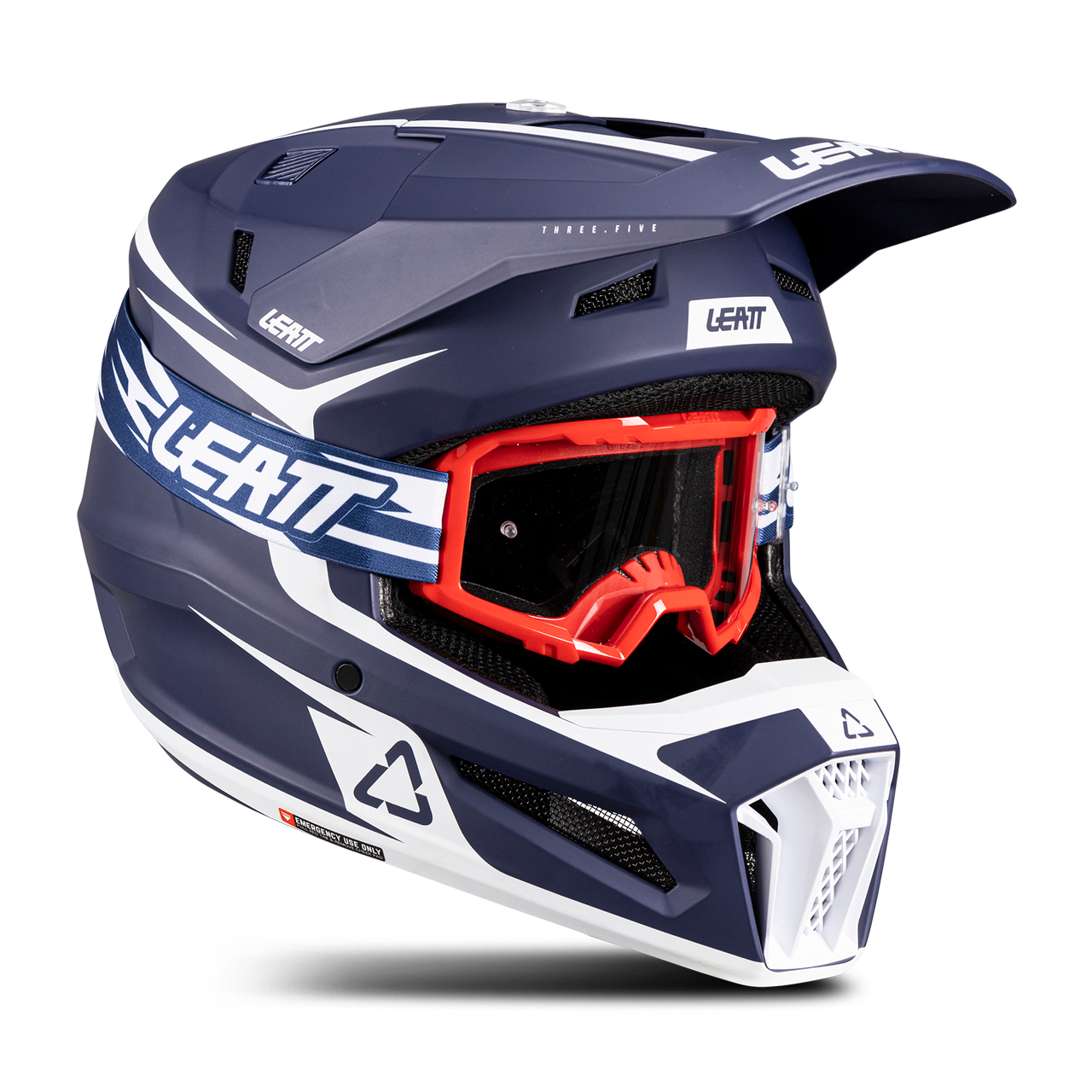 Crosshelm Kit Leatt Moto 3.5 V26 Jeugd Met Brillen