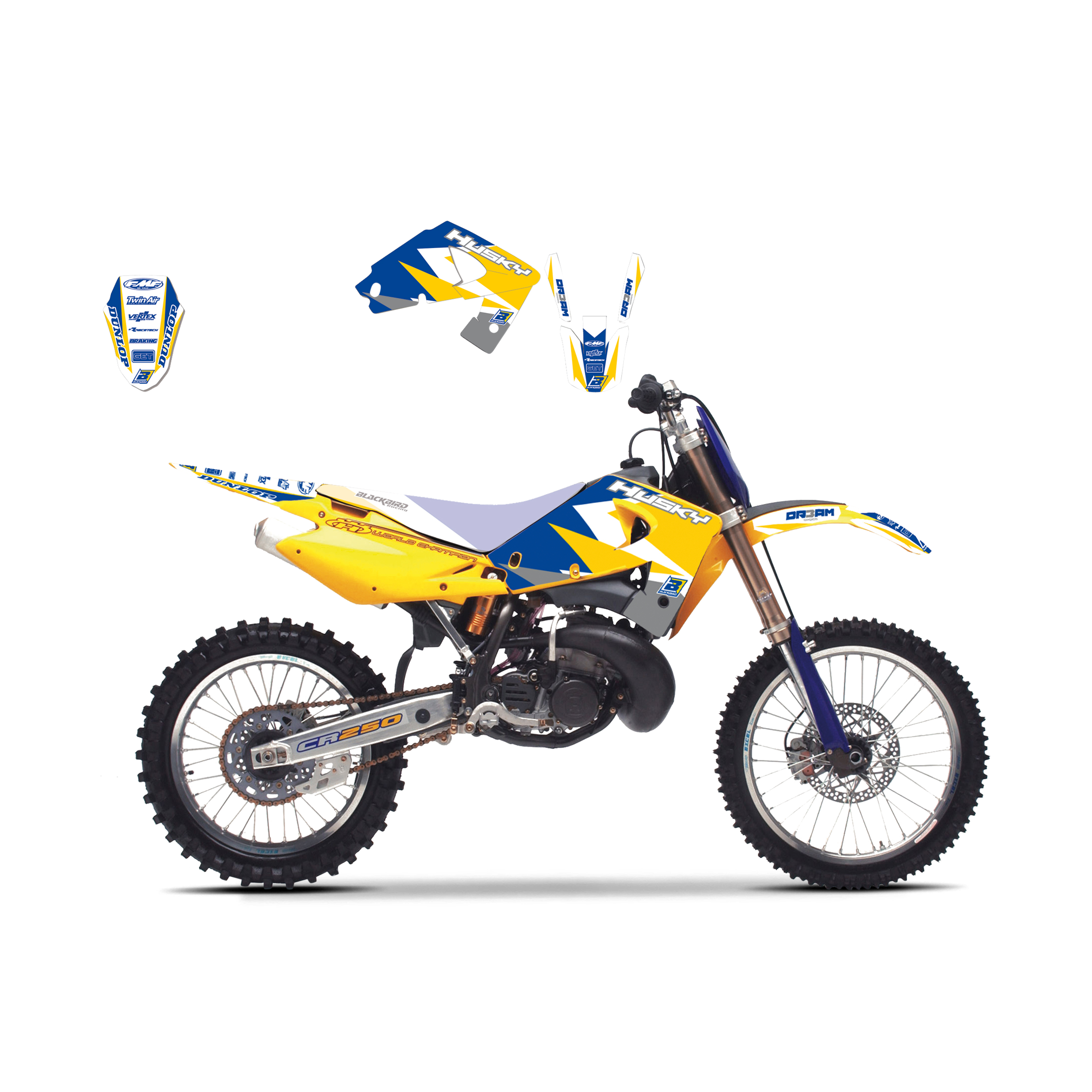 Stickerset Blackbird Husqvarna Dream 3