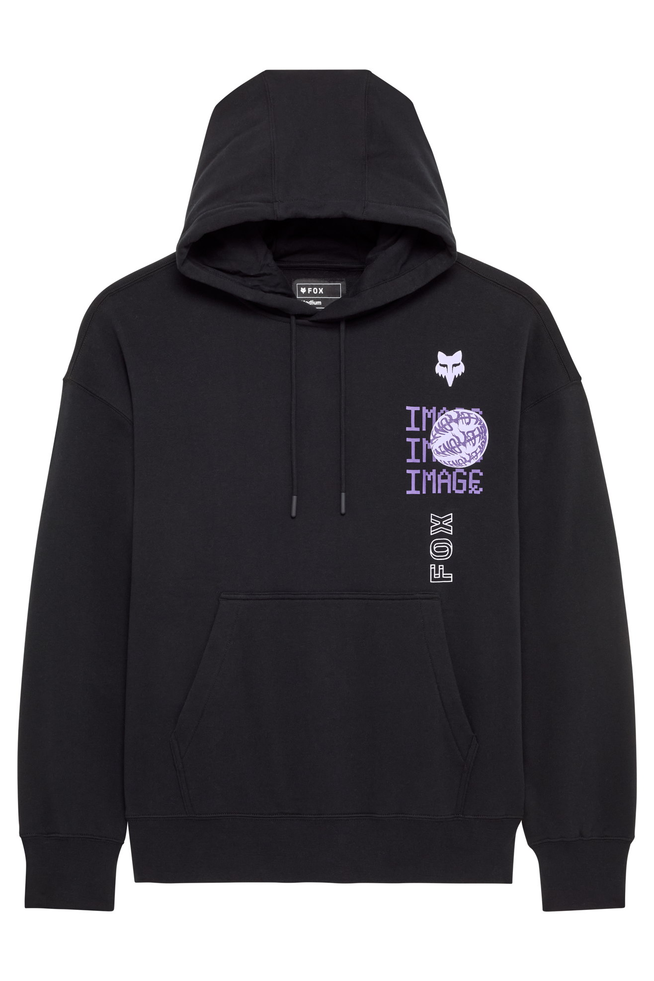 Sweat à capuche zippé FOX Image Phantom oversize