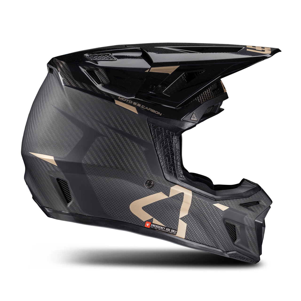 Helmset Leatt Moto 9.5 V25 Crosshelm Met Brillen