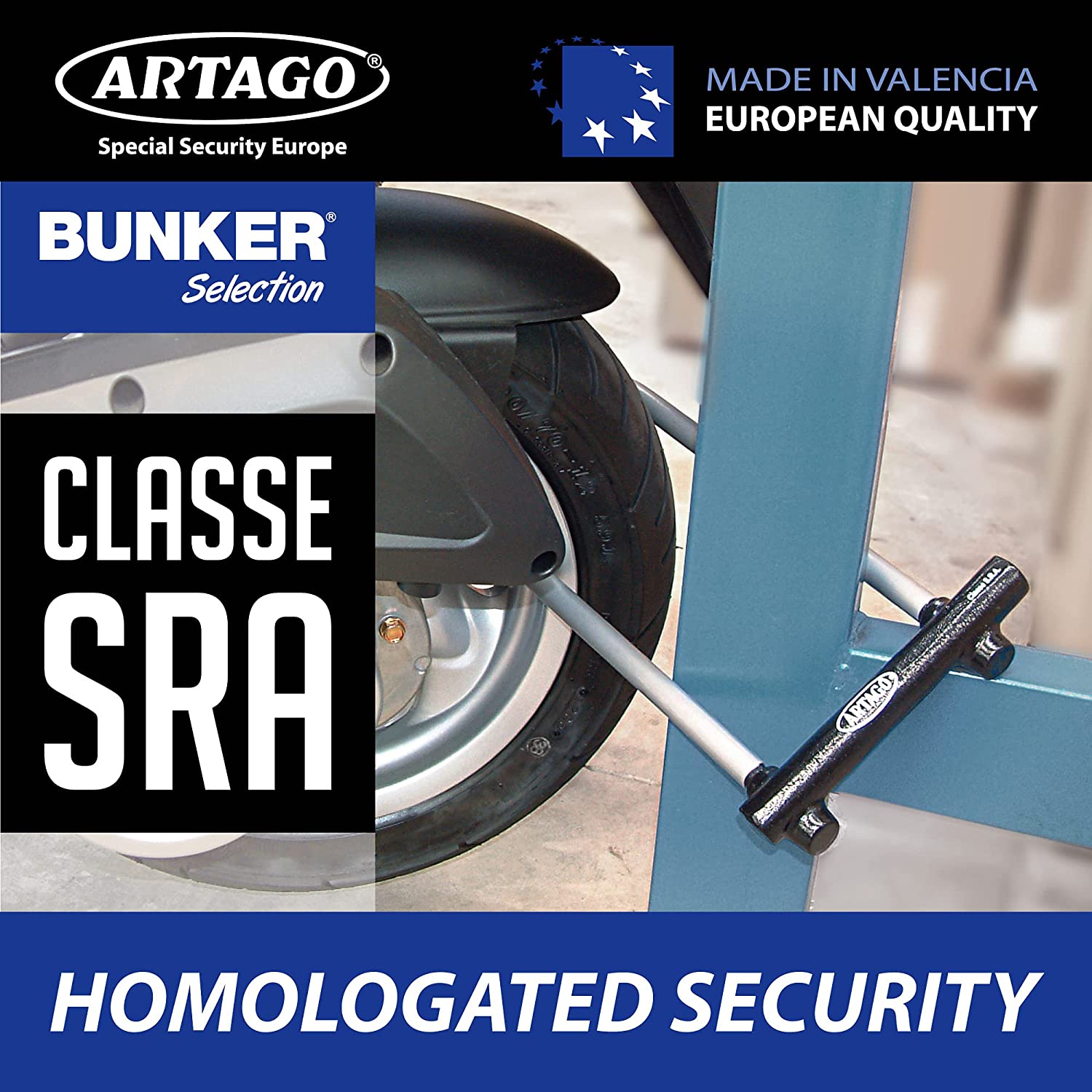 Artago U-lock 120H ø18mm CLASSE SRA