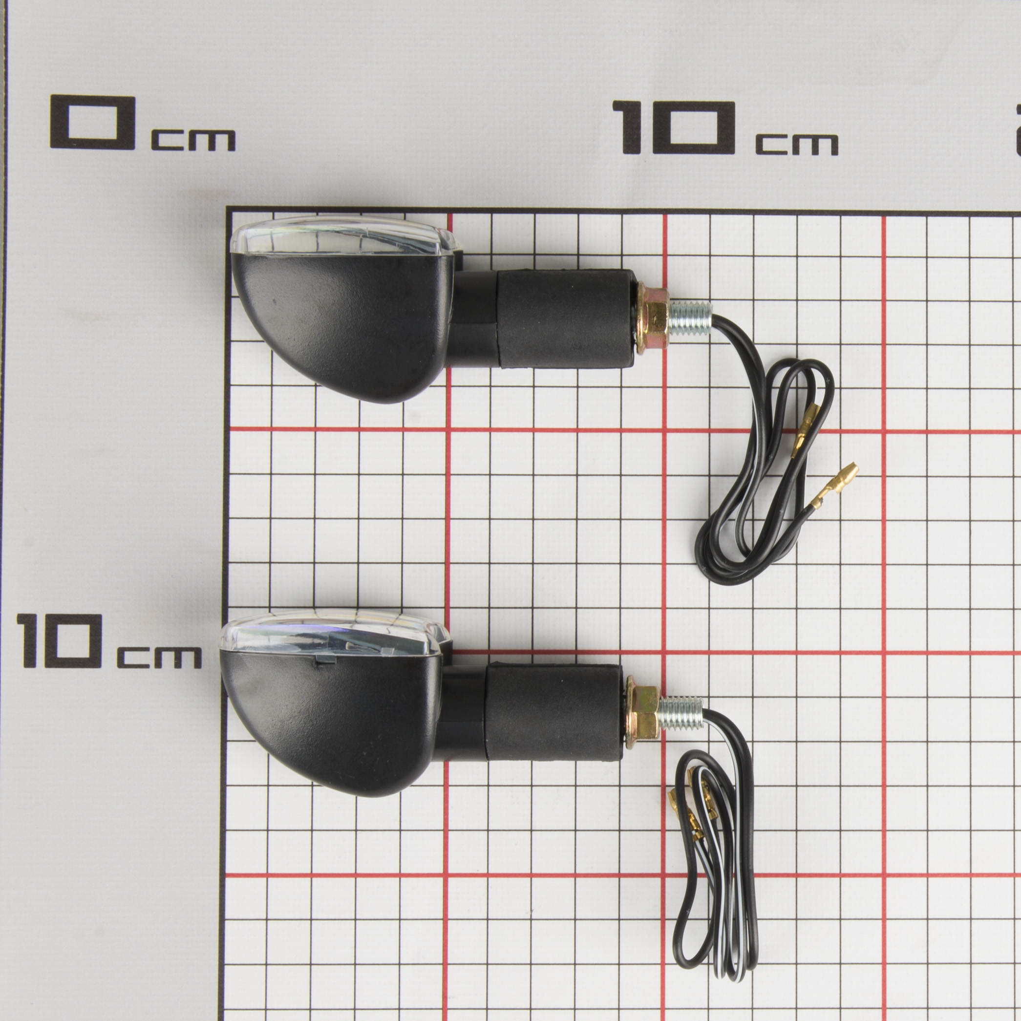 Booster M-3 Long Mini Indicators Black Clear