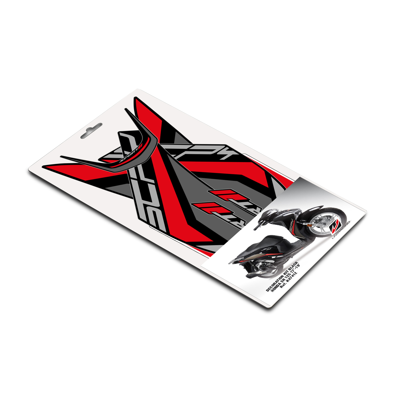 Kit de Adhesivos Uniracing Negro