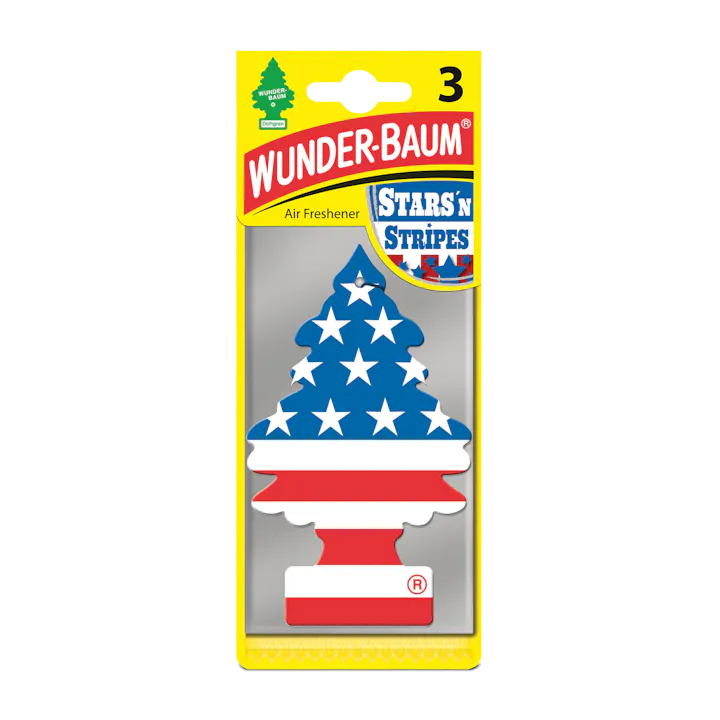 Luchtverfrisser Wunder-Baum Stars´n Stripes 3-pack