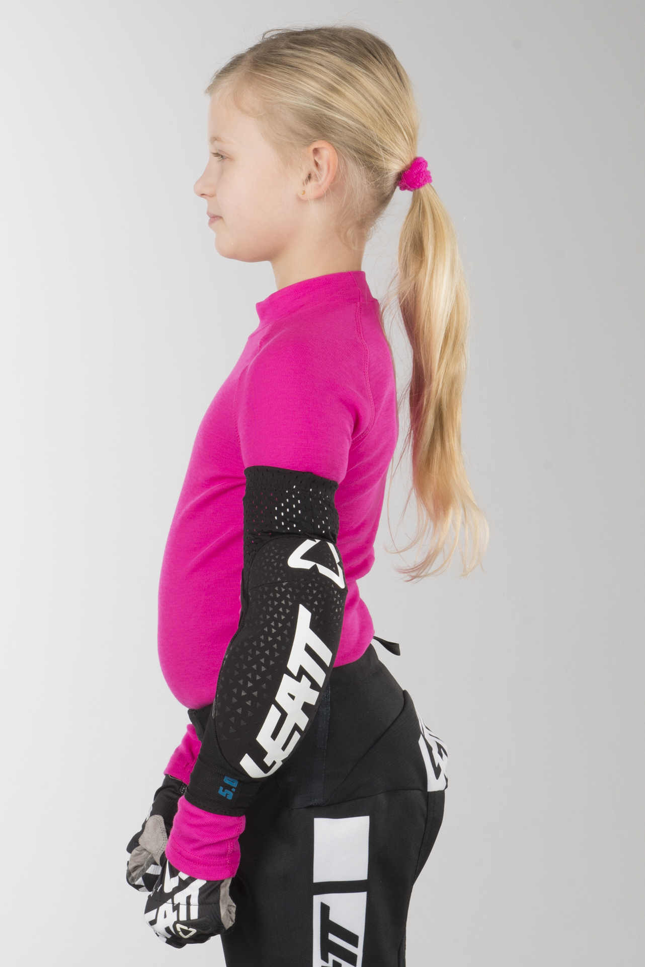 Coderas Leatt 3DF 5.0 Junior Blanco-Negro