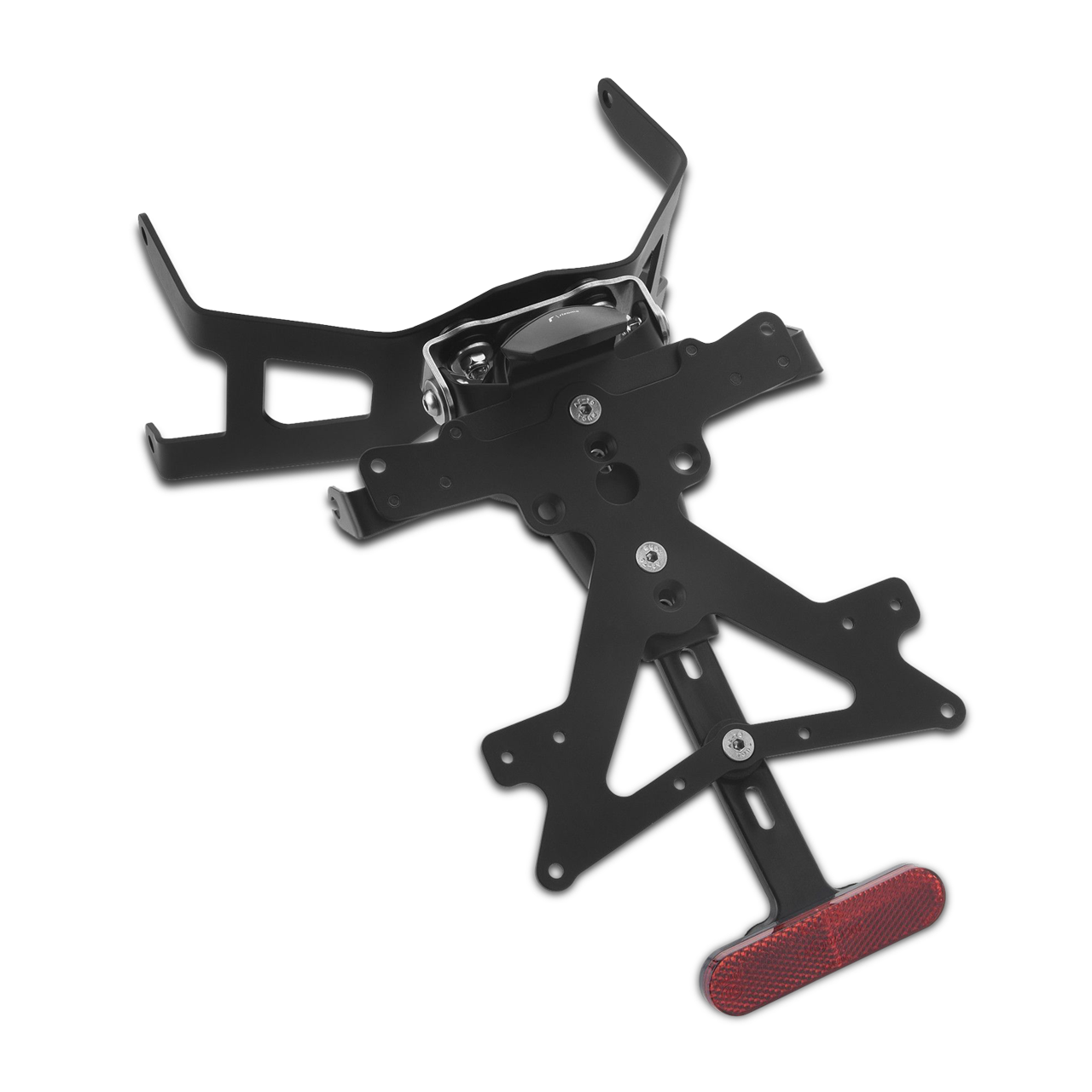 Kit de Soporte para Placa de Matrícula Rizoma Fox Negra