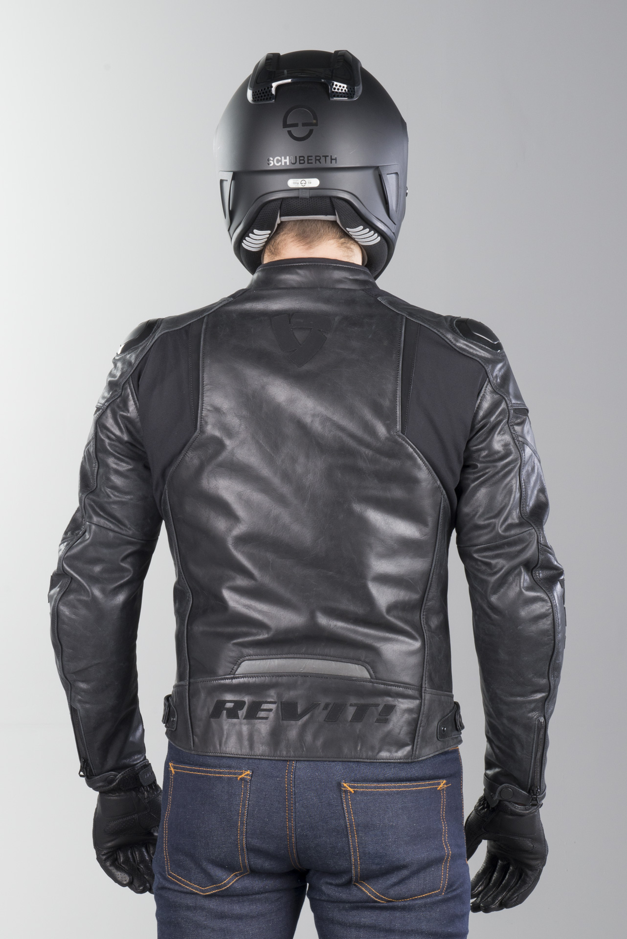 MC Jakke Rev'it Glide Vintage Svart Laveste prisgaranti MC Jakke Rev'it Glide Vintage Svart Laveste prisgaranti
