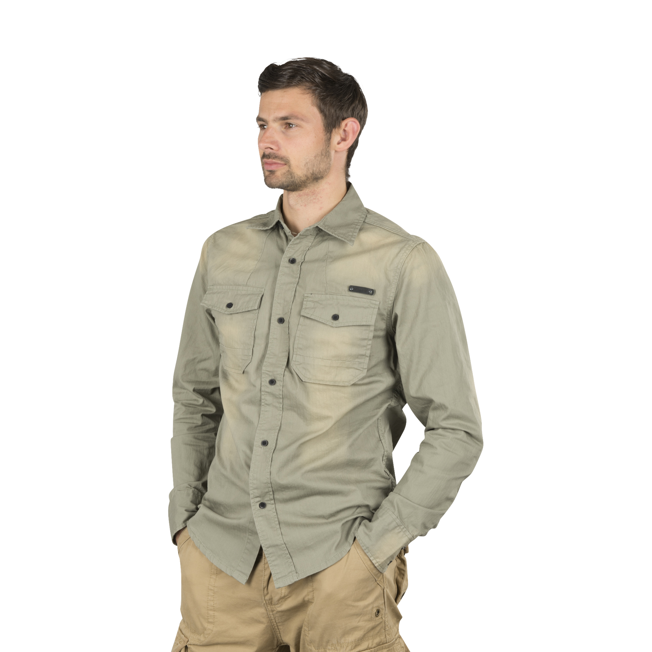 Overhemd Denim Brandit Hardee