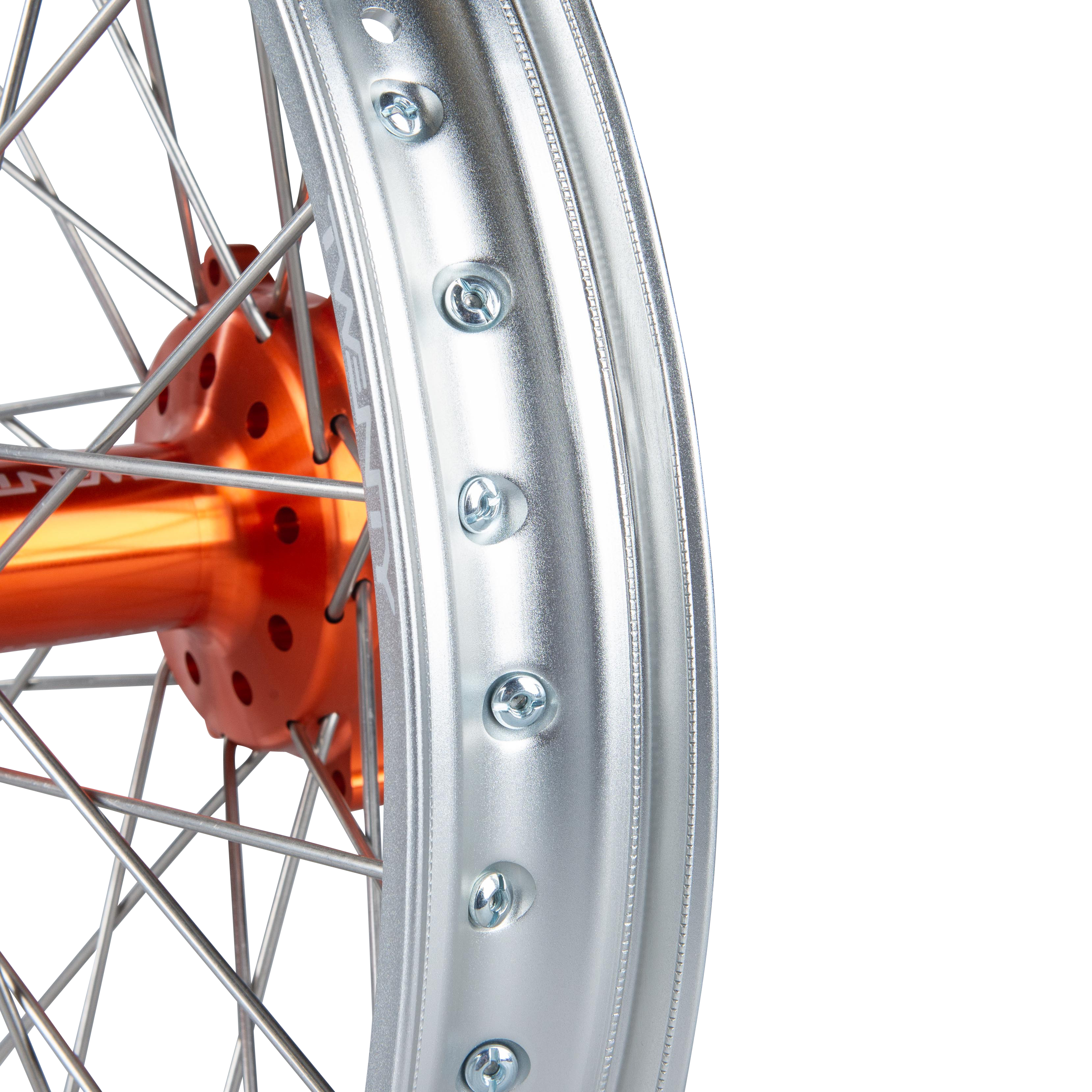 Twenty MX Rear Wheel Silver-Orange 19"