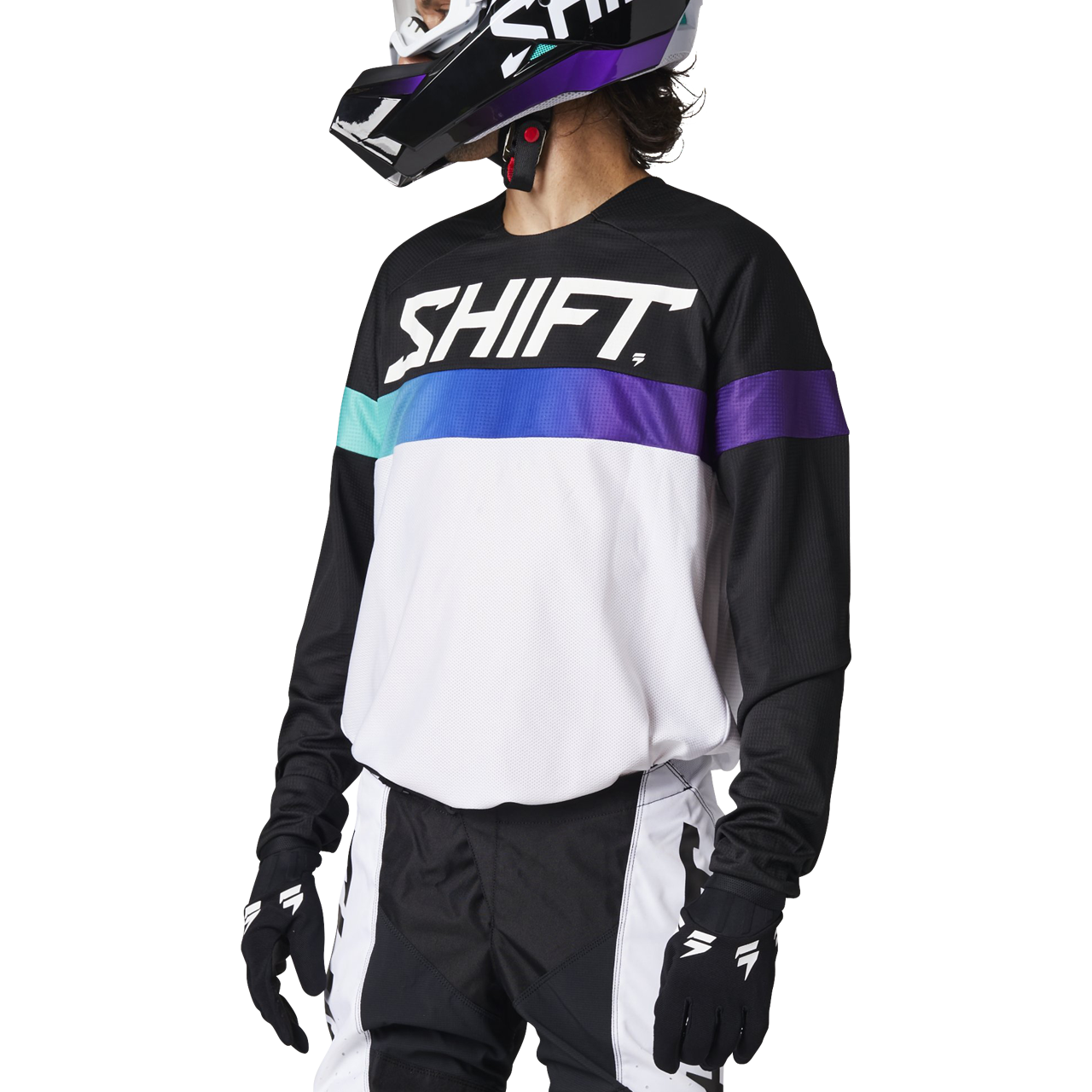 Bluză Motocross Shift White Label Ultra