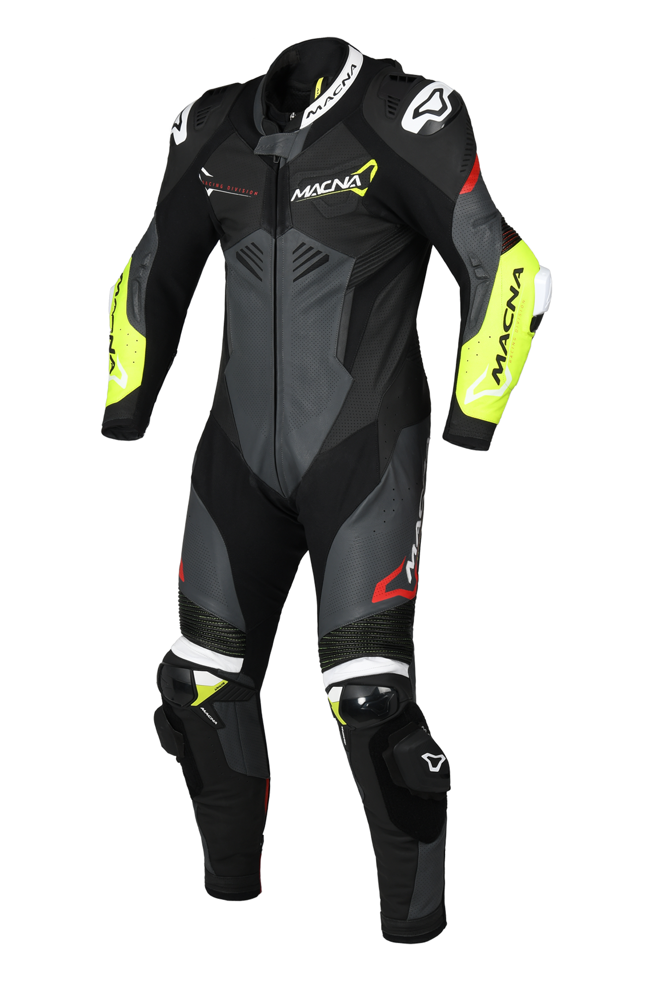 Traje De Cuero Para Moto Macna Chromiq