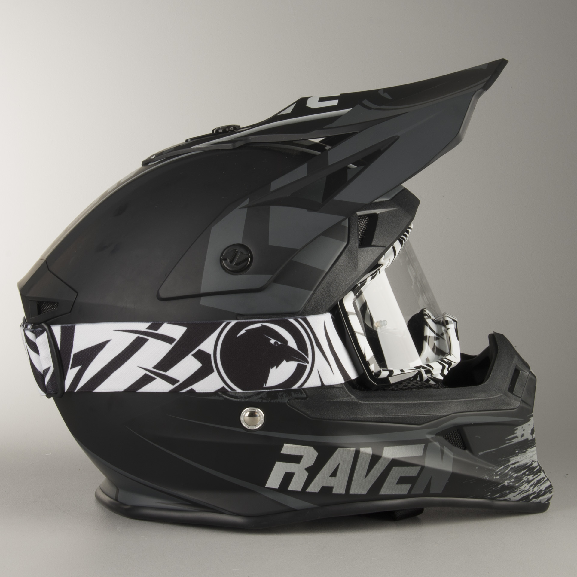 Raven Sniper Crew MX Goggles Mirror