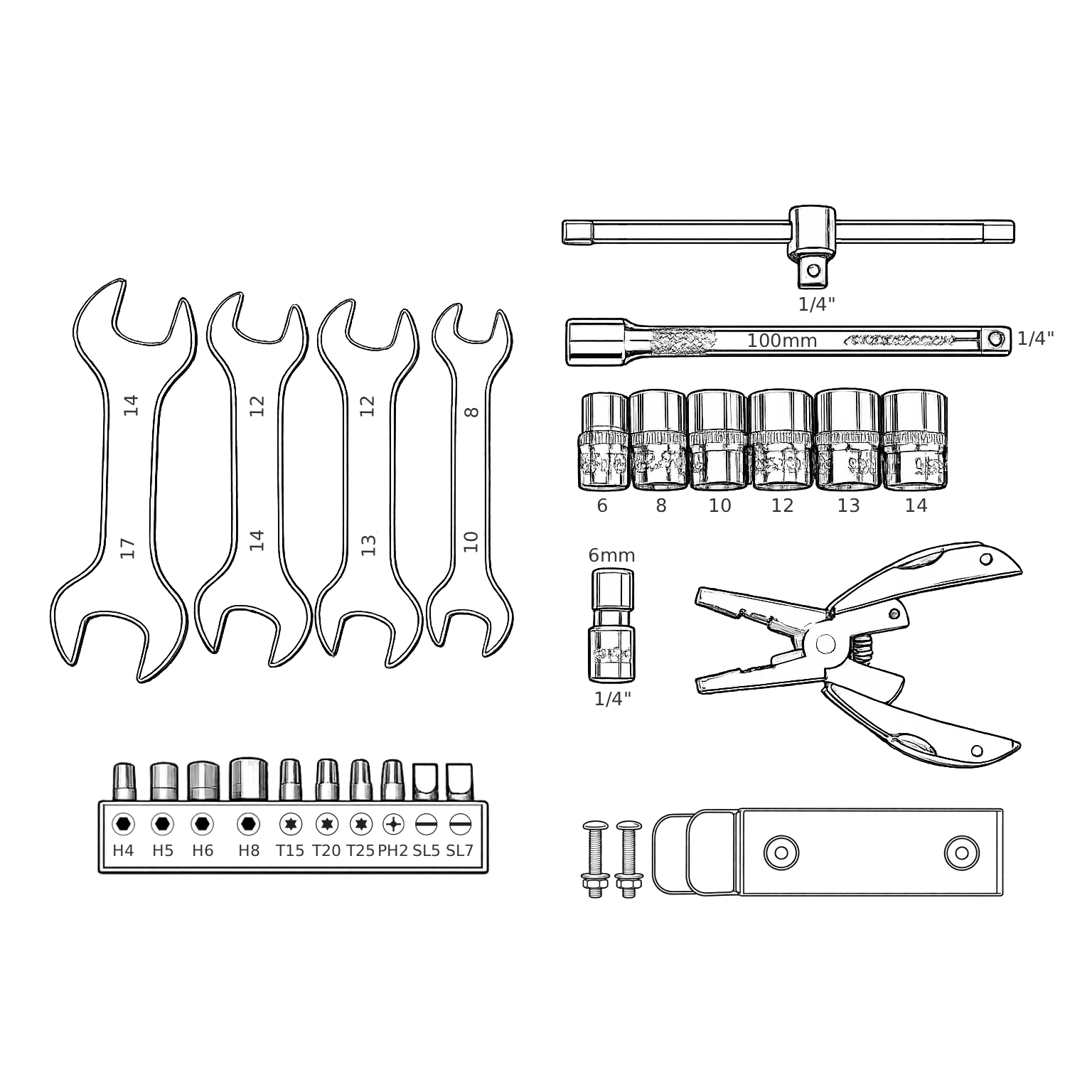 Proworks Mini Essential Tool Kit