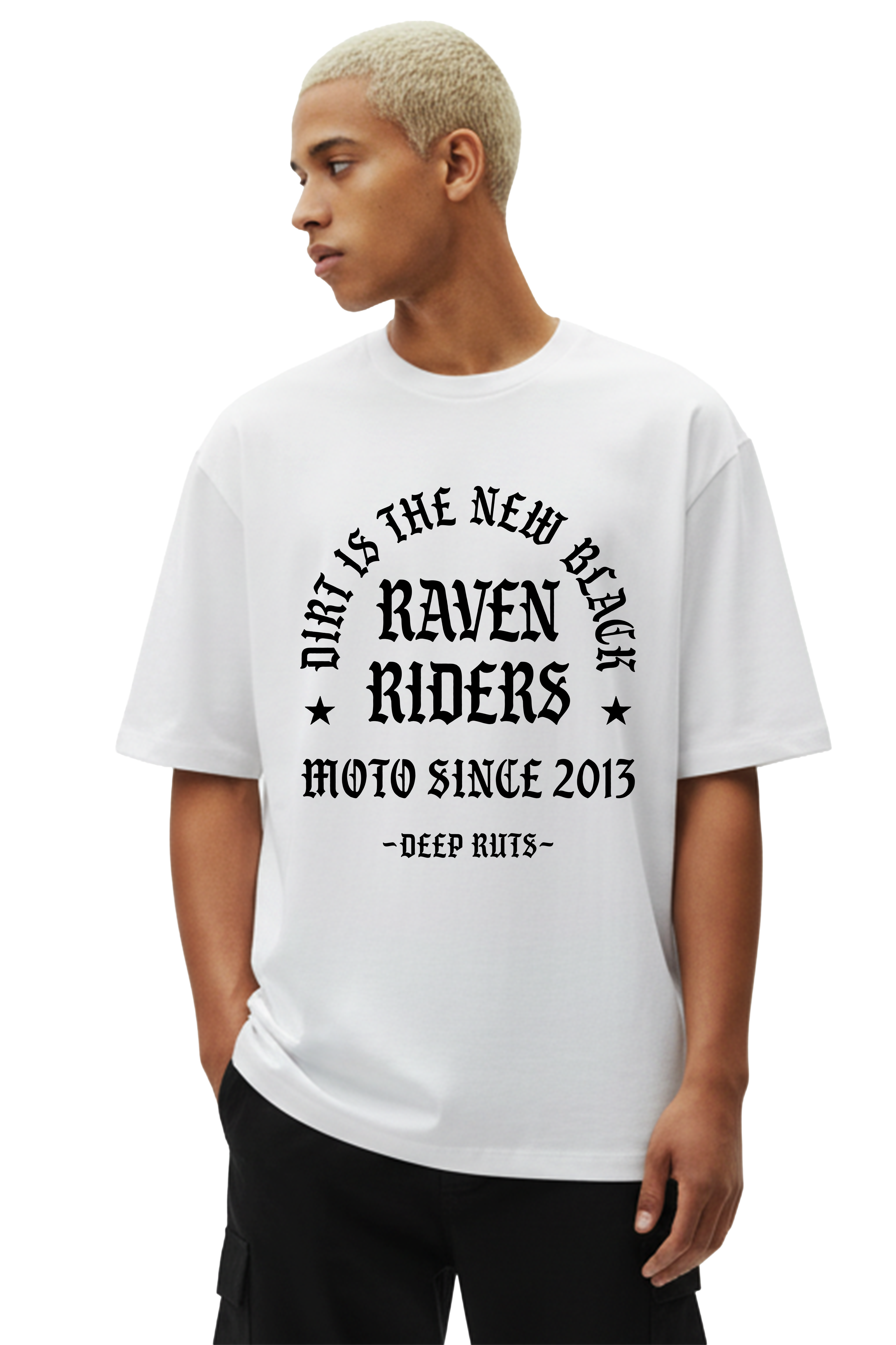Raven Gothic Oversize T-Shirt