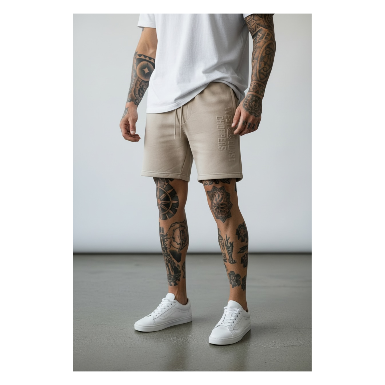 West Coast Choppers Geëmbosseerde Korte Broek