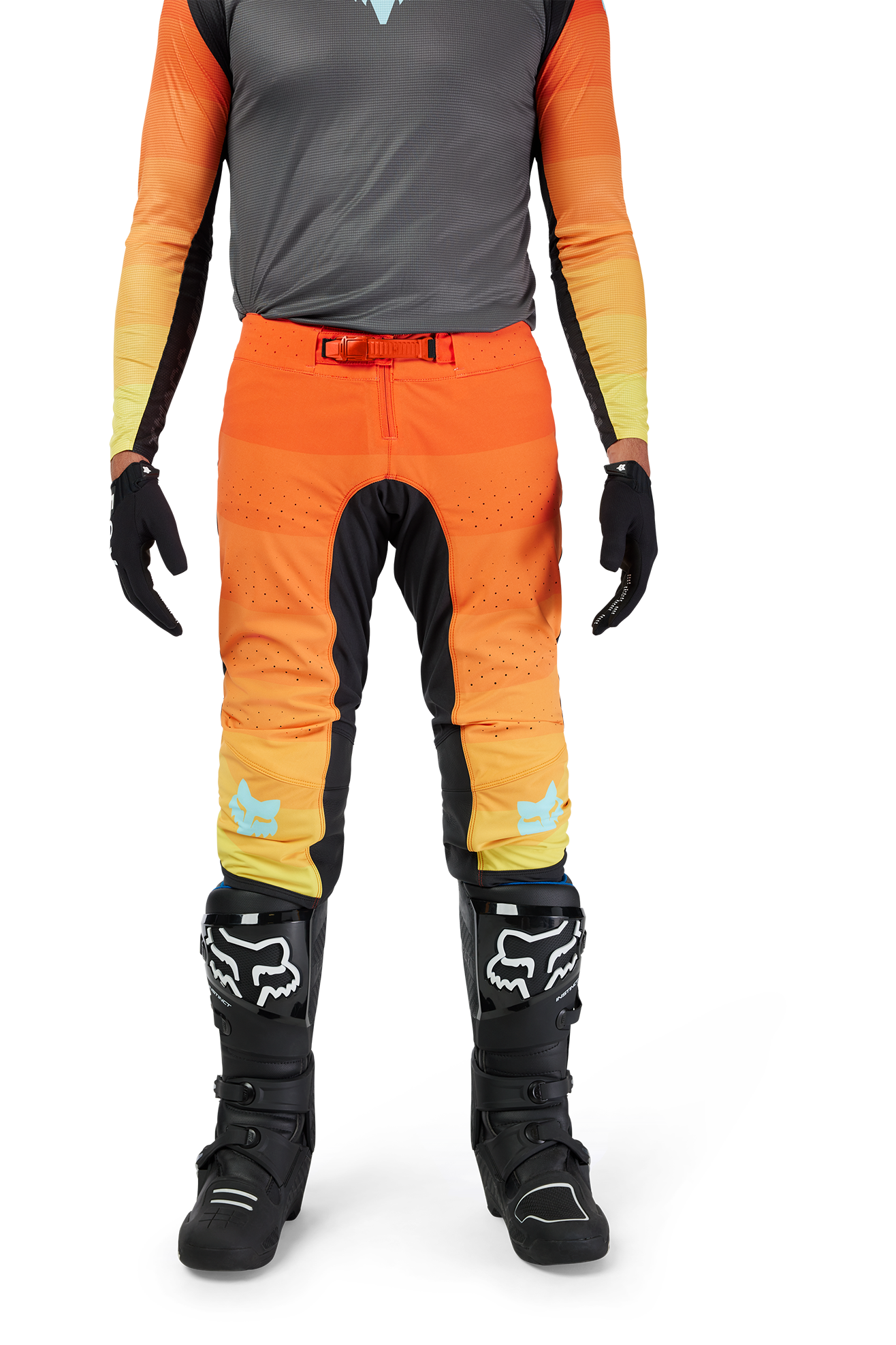 Hlače MX FOX Flexair Grid