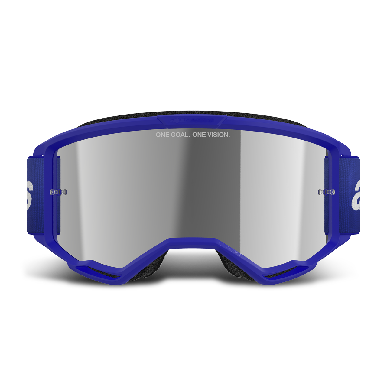 Crossbril Alpinestars Vision 3 Wordmark Gespiegeld