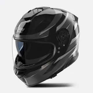 black chrome full face motorcycle helmet Daytona Retro Our D.O.T BELL ELIMINATOR SPECTRUM MATTE BLACK/CHROME