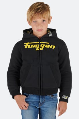 Blouson Moto Enfant Furygan Luxio Noir-Jaune - 17% de réduction