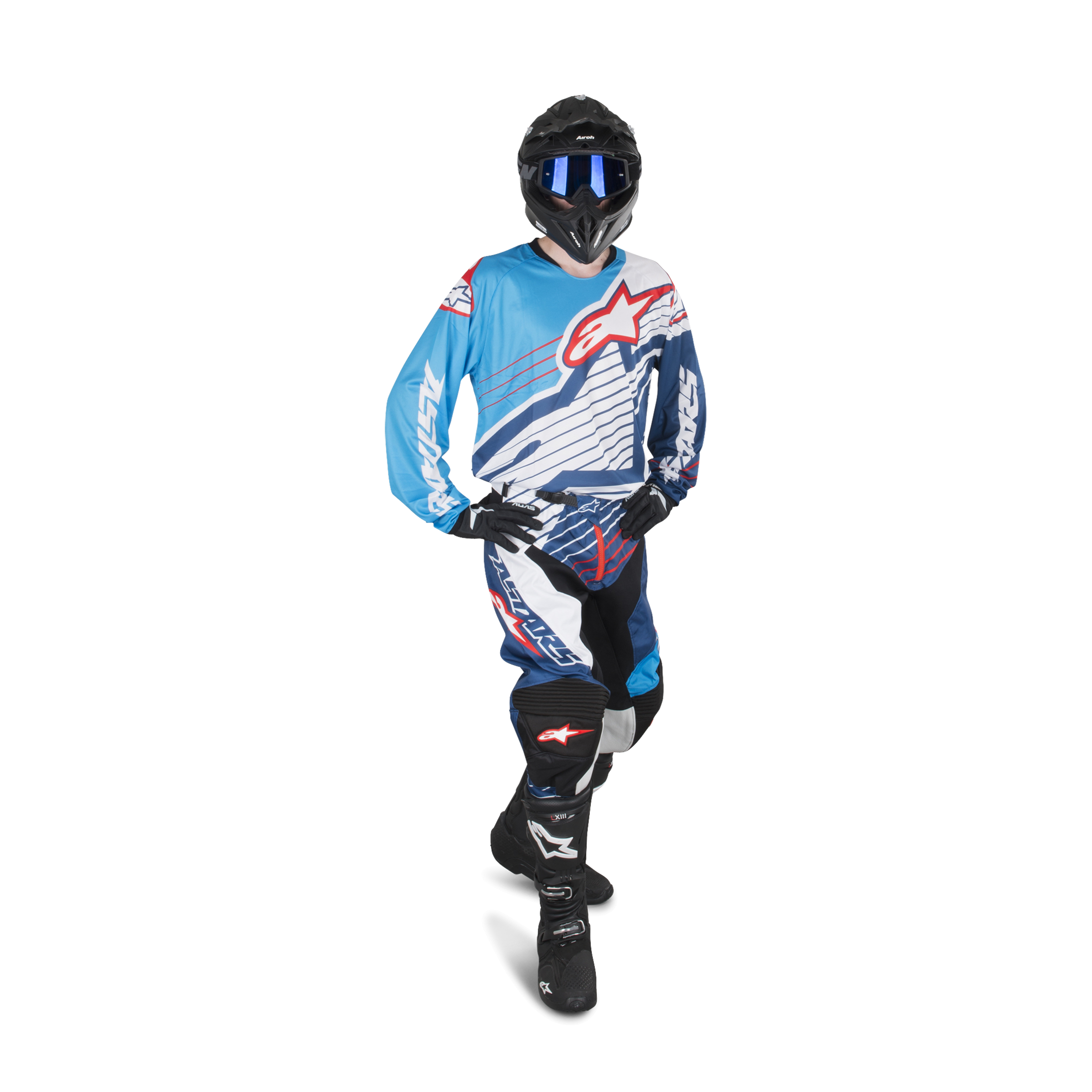 all white motocross gear