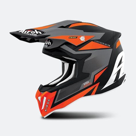 Airoh Strycker Axe MX Helmet Orange - Now 35% Savings | 24MX Airoh Strycker Axe MX Helmet Orange - Now 35% Savings | 24MX