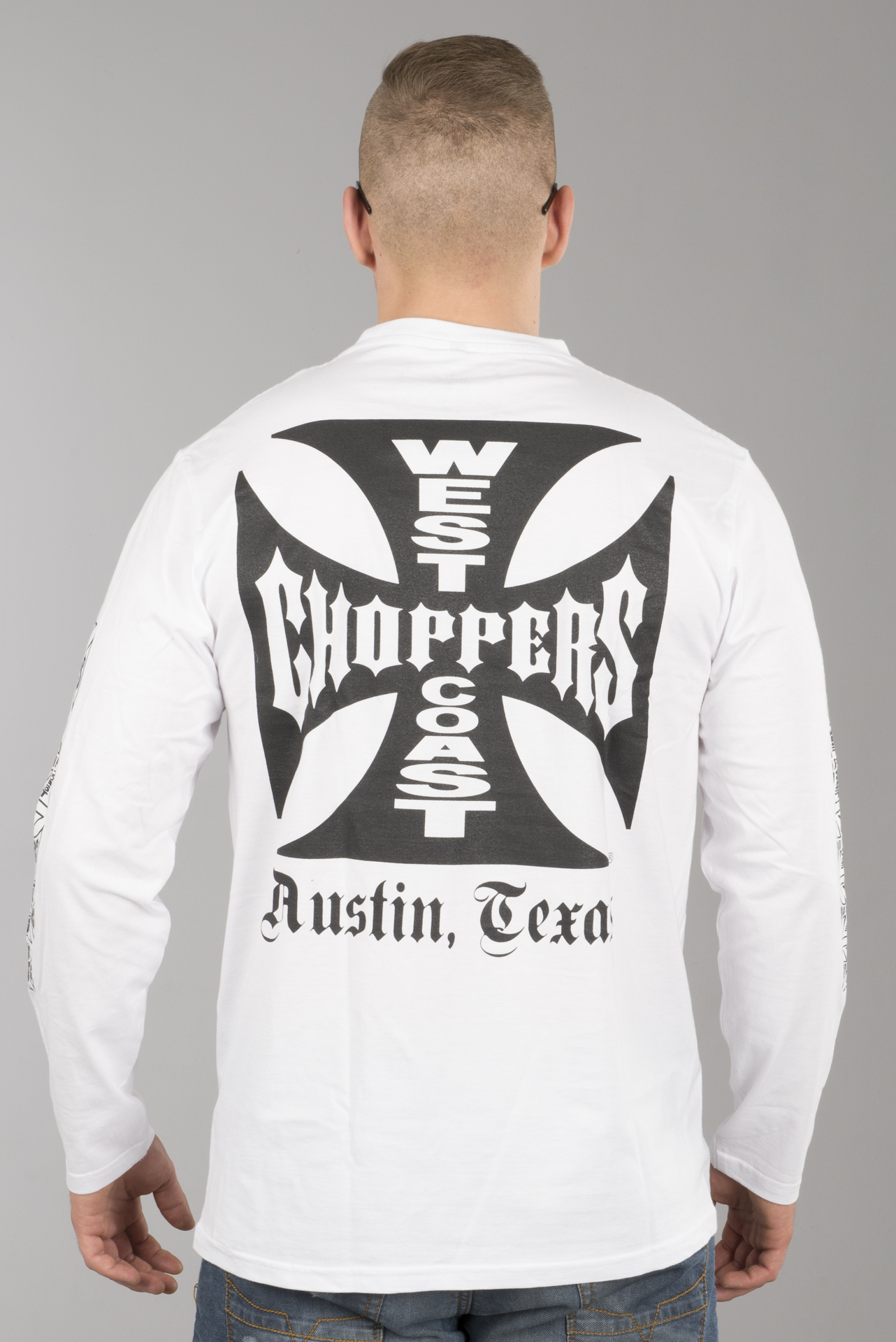 West Coast Choppers ロングスリーブTシャツ L West Coast Choppers OG Cross T-Shirt Long Sleeve | 24MX