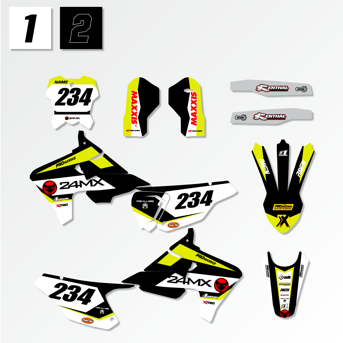 Triumph Competition Decal Kit