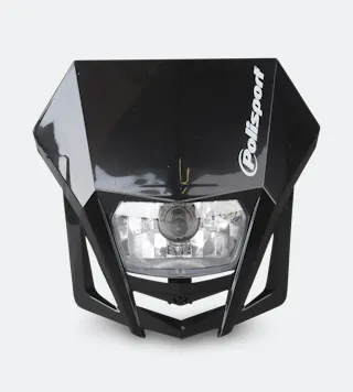 Plaque de Phare Polisport LMX Noir