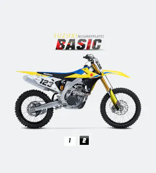 Basic Number Plate Decals