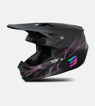 Capacete MX Shot Race Gear Speed Rac 27