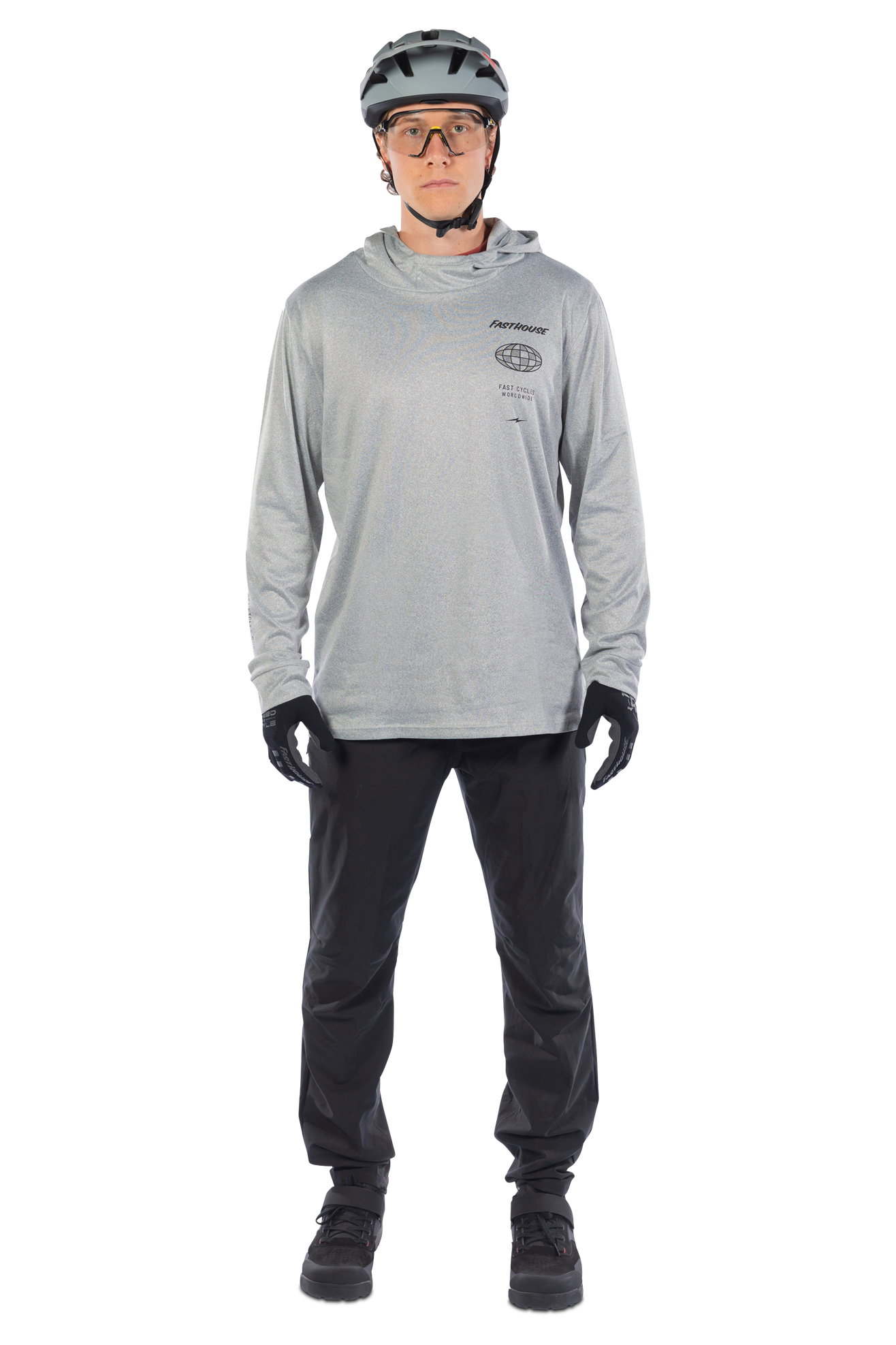 Fasthouse Baux Hooded UPF Long Sleeved T-Shirt