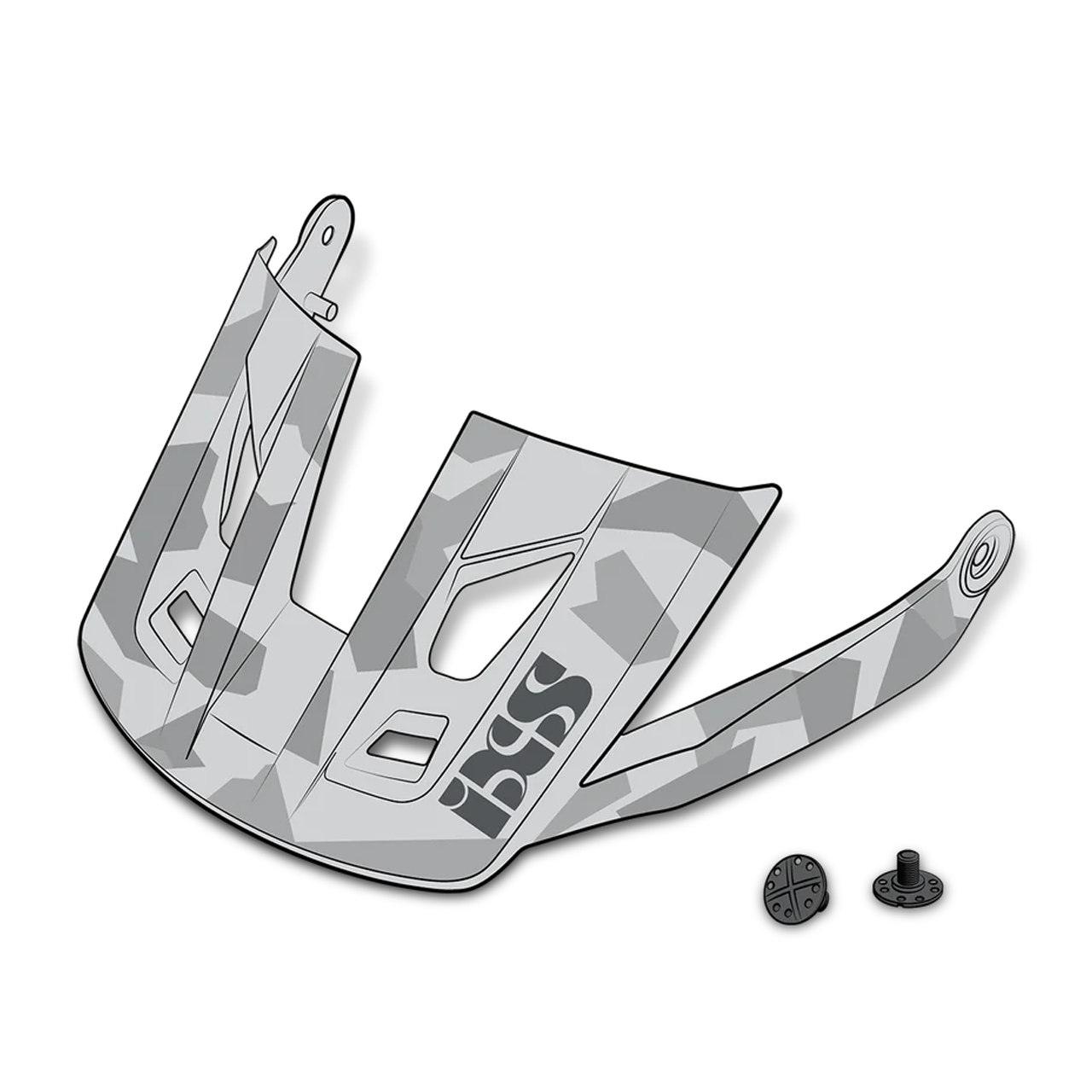 iXS Trigger AM MTB Helmet Peak + Pins