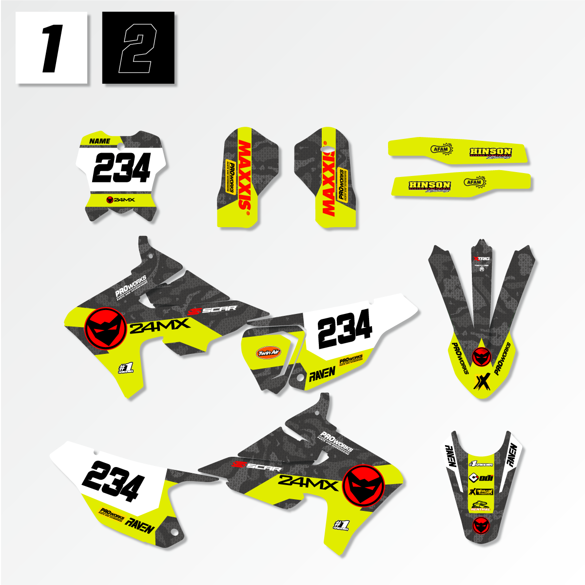 Stickerset Triumph GrCam