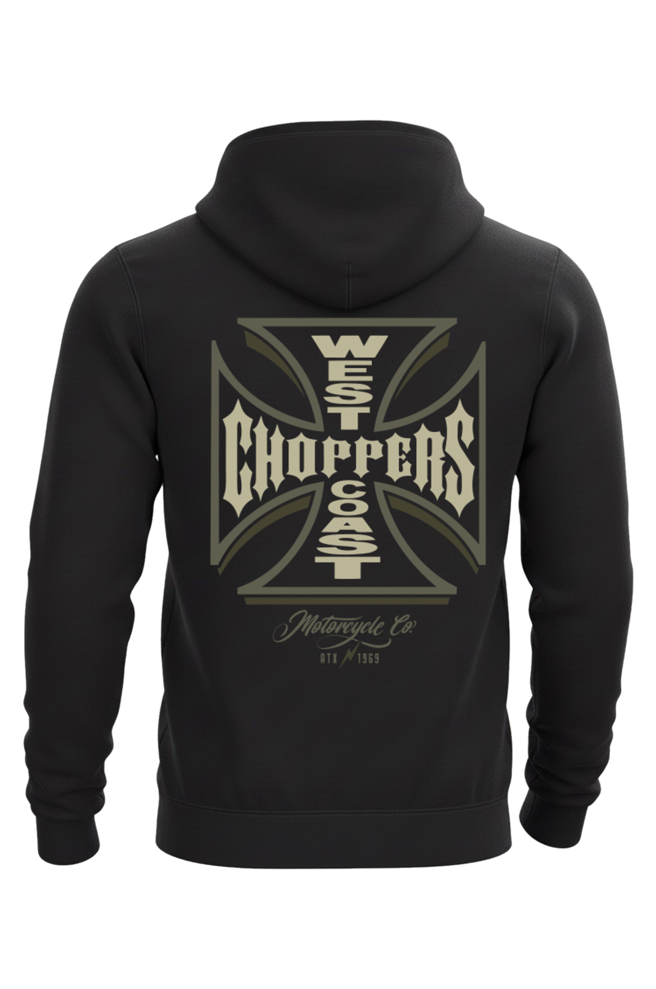 West Coast Choppers Gangscript Hoodie Met Rits