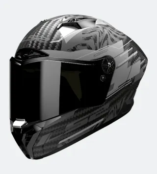 Kinnine Kiiver LS2 FF805 Thunder Carbon GP Aero Polar