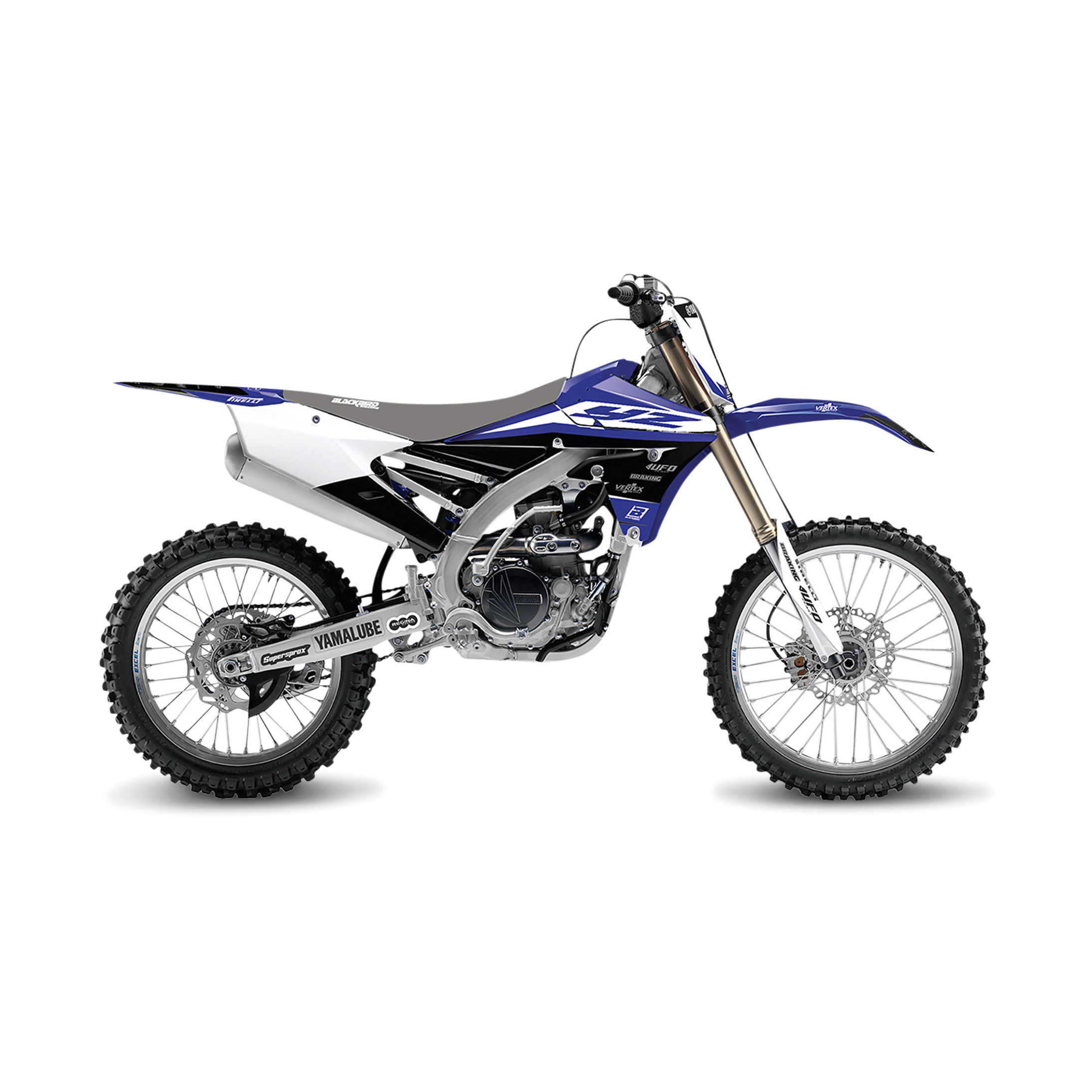 Kit de Adhesivos Blackbird Replica Racing 19 Azul-Negro-Blanco