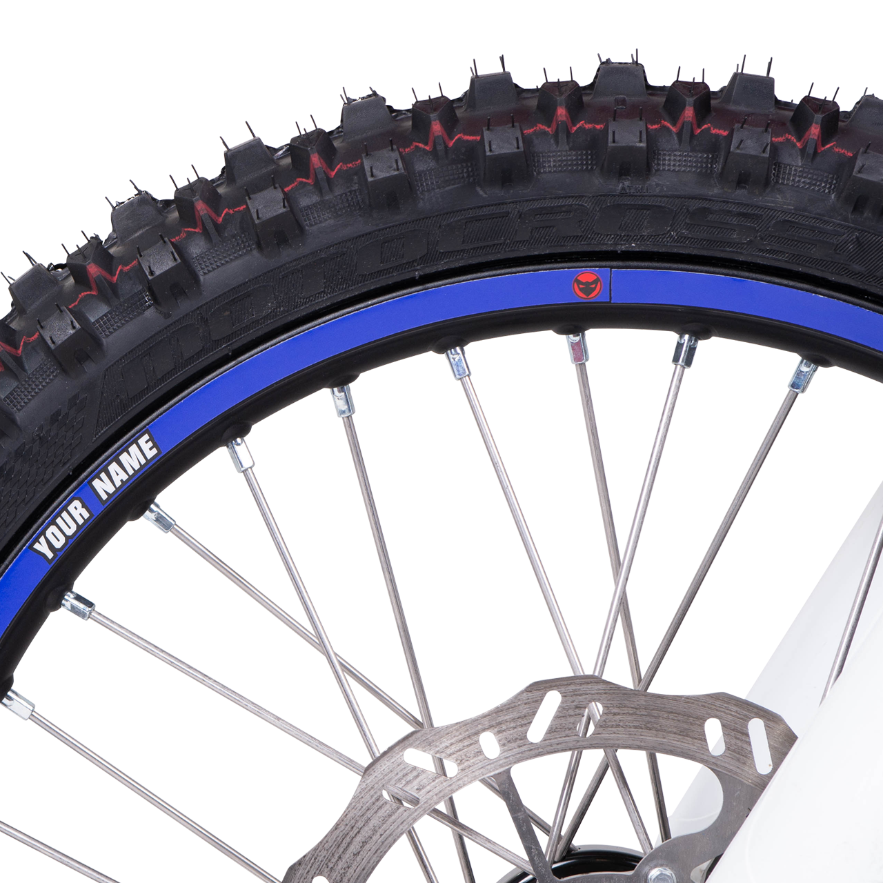 24MX Personalized Rim Stickers Twin Color