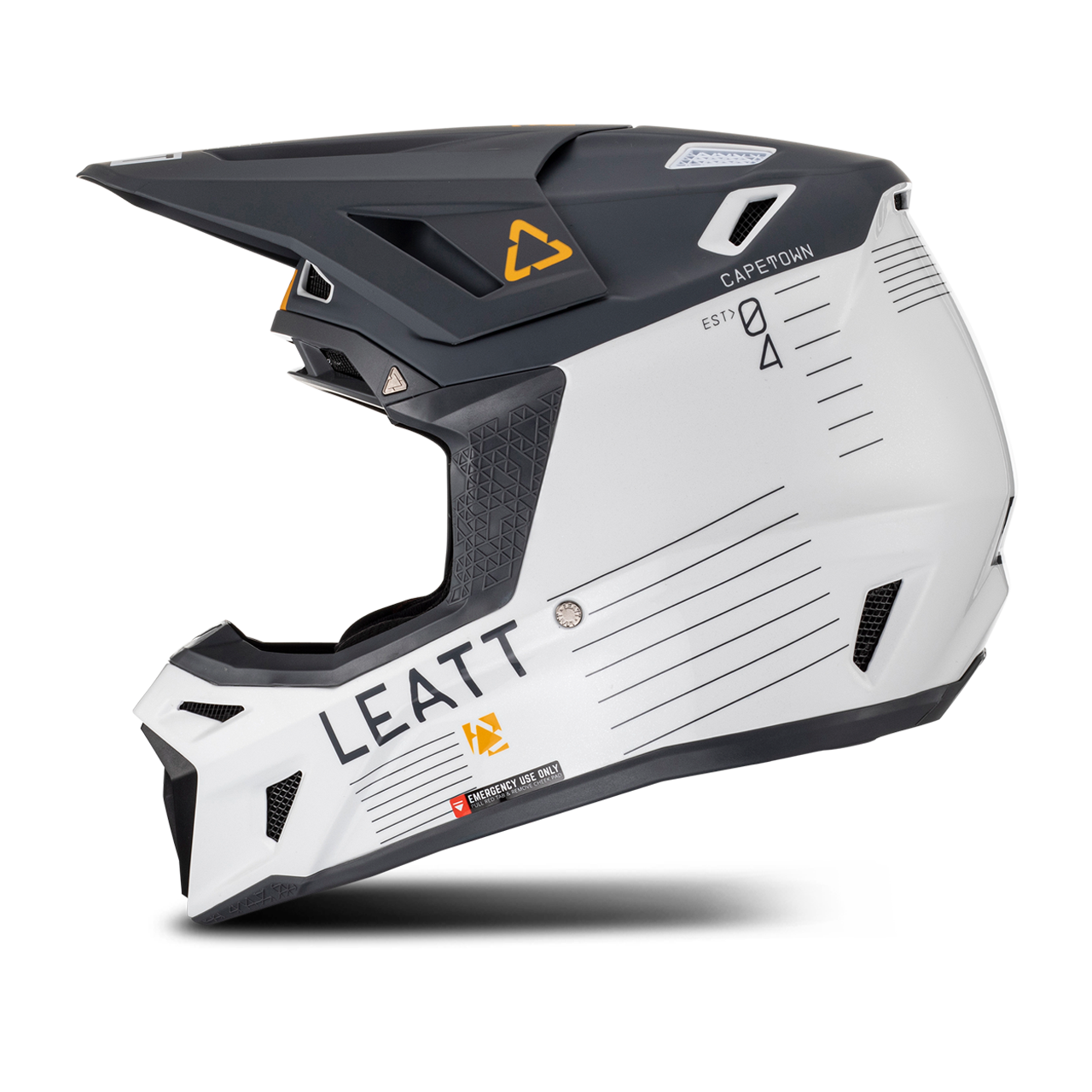 Helmset Leatt Moto 8.5 V25 Crosshelm Met Brillen