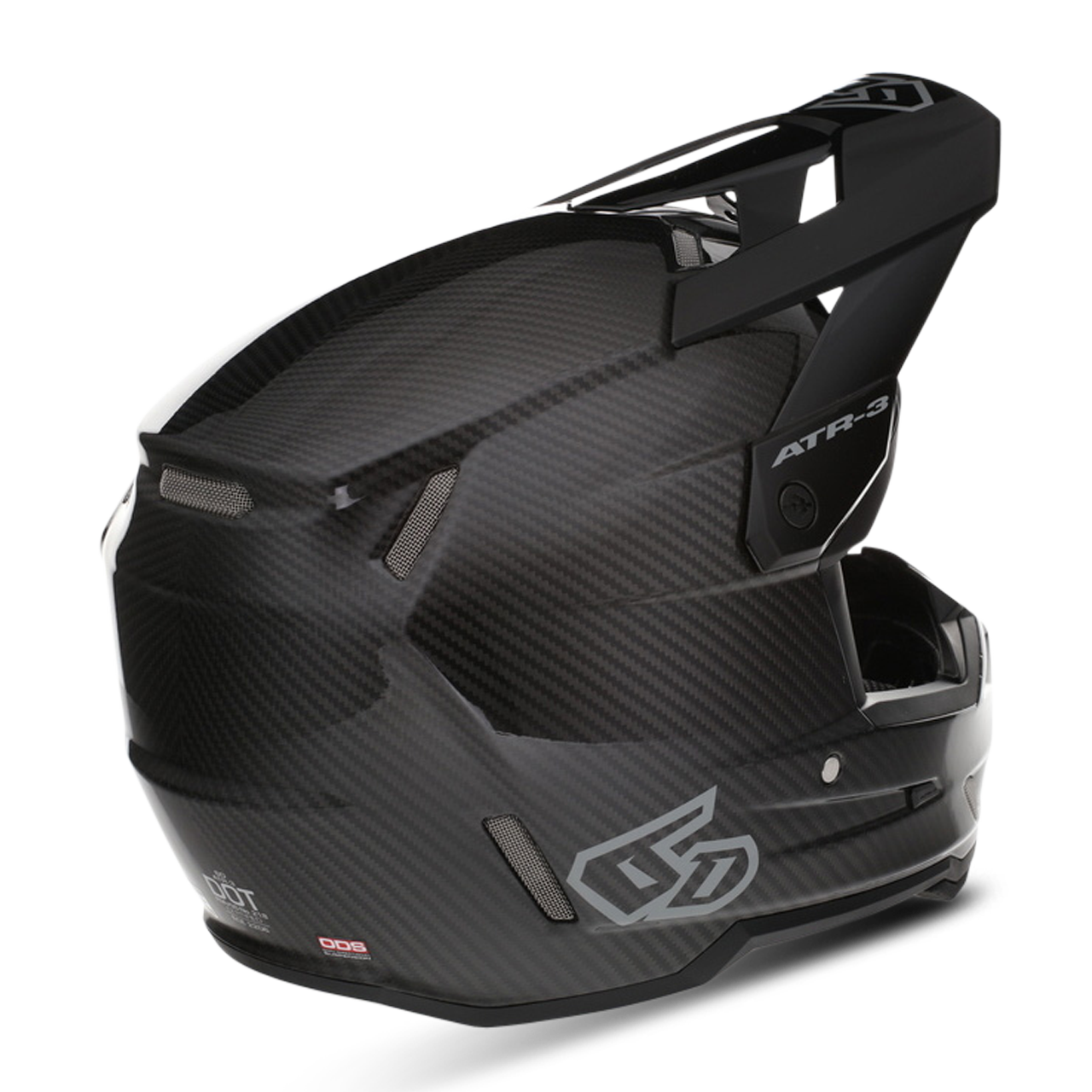 Crosshelm 6D ATR-3Y Jeugd Solid FIM